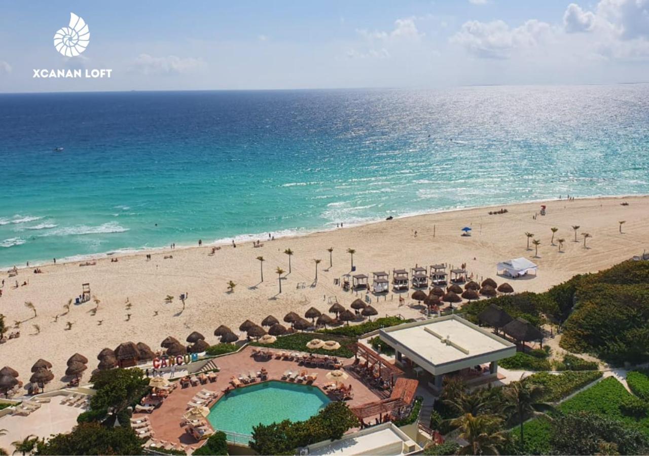 Xcanan Loft On Park Royal, The Best Area In Cancun Right On The Beach Buitenkant foto