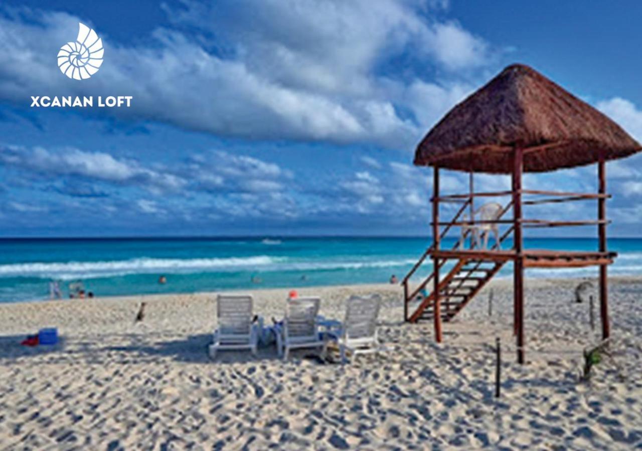 Xcanan Loft On Park Royal, The Best Area In Cancun Right On The Beach Buitenkant foto