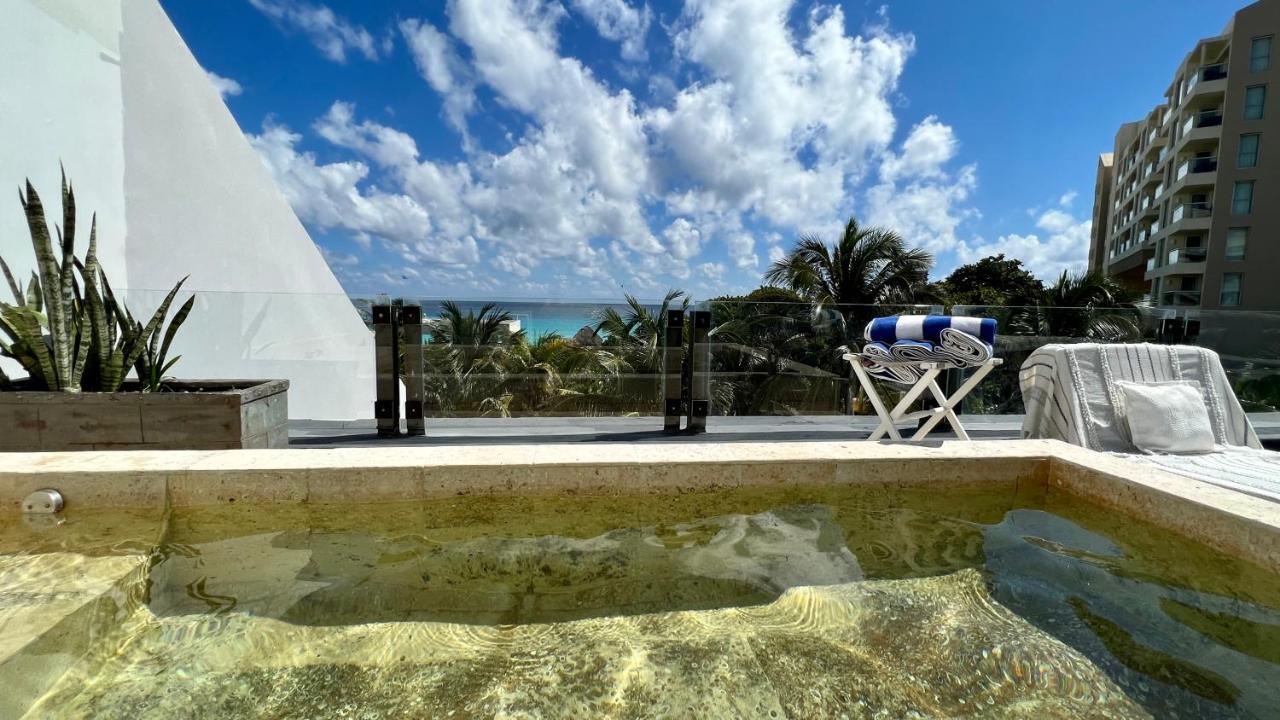 Xcanan Loft On Park Royal, The Best Area In Cancun Right On The Beach Buitenkant foto